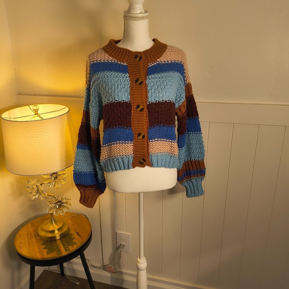 Loose Knit Retro Sweater XS Fits S/M